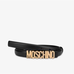 Moschino Logo Belt